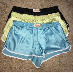 Victoria's Secret Intimates & Sleepwear - 3 pairs Victoria’s Secret satin shorts. Victoria's Secret Intimates & Sleepwear - 3 pairs Victoria’s Secret satin shorts.